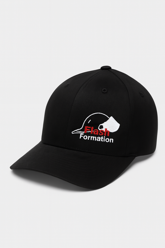 Image de la casquette avec le logo de Flash Formation