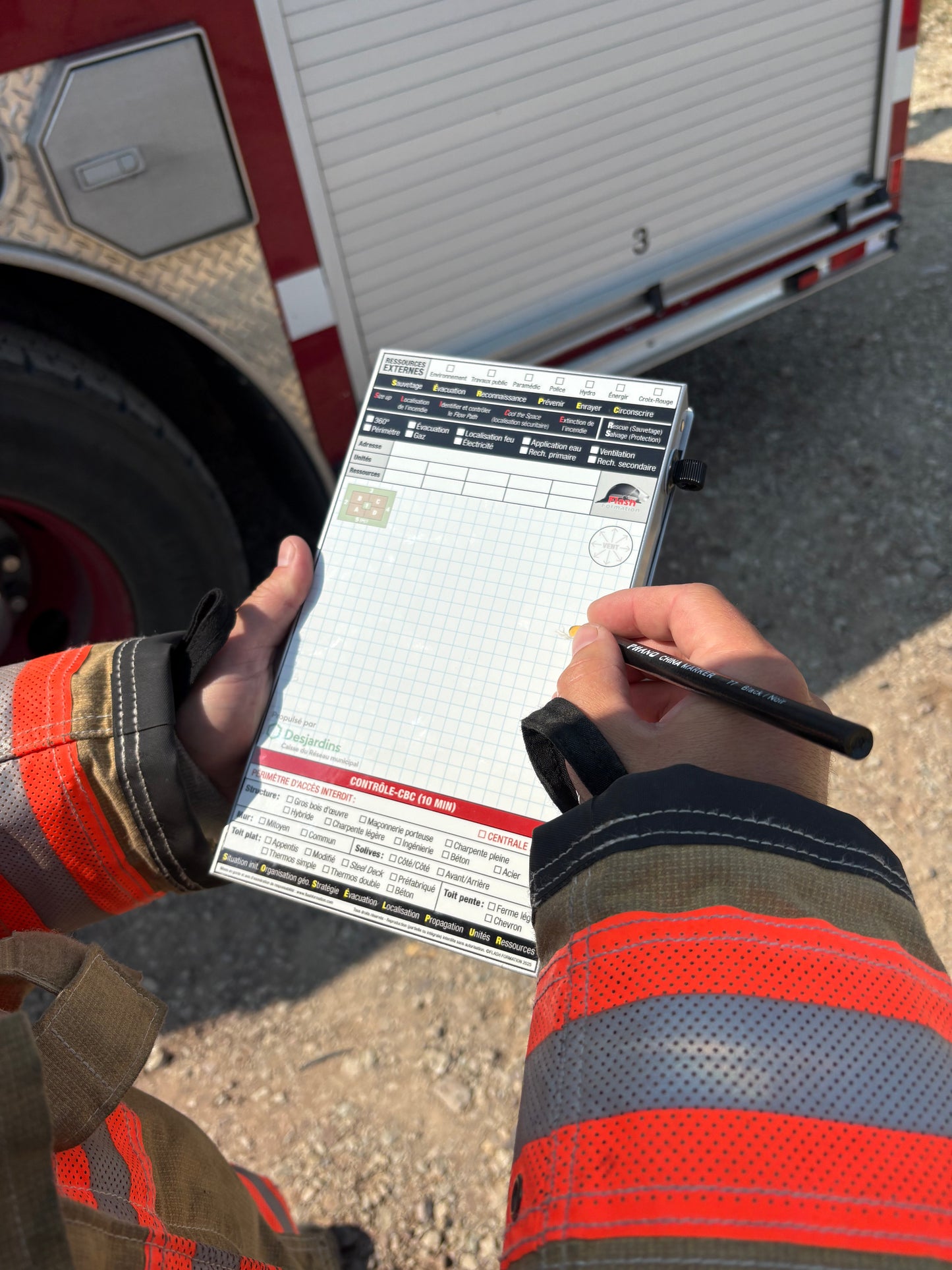 Tablette HERMÈS - Gestion d'intervention en secteur municipal