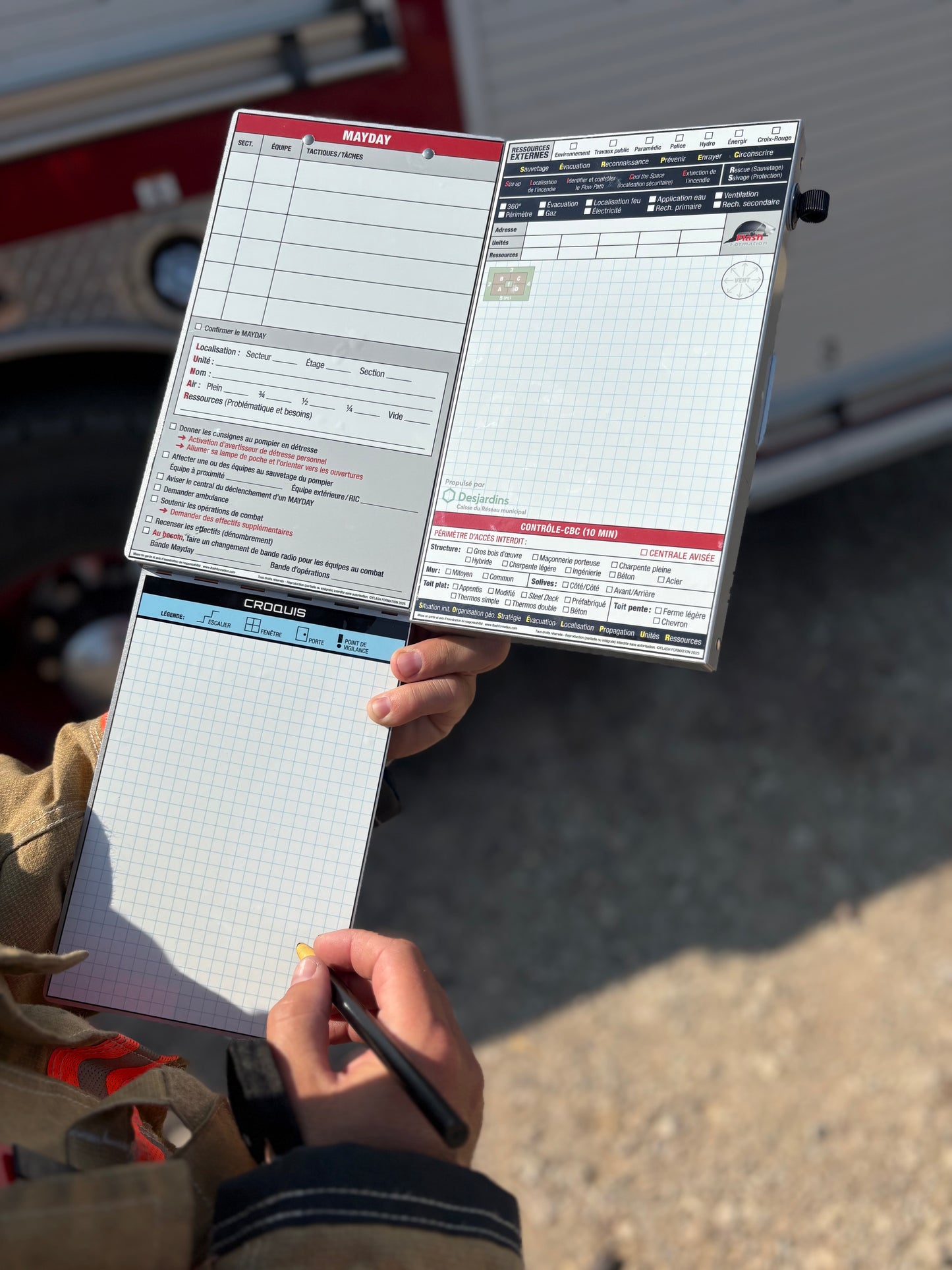 Tablette HERMÈS - Gestion d'intervention en secteur municipal